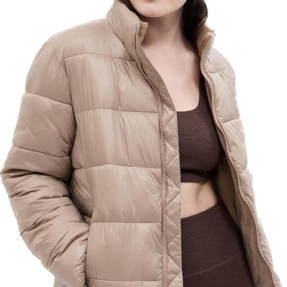 GAP Cold control, puffer jacket, beige Size Large NWT - Picture 1 of 6